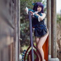 [麻花麻花酱w]Cos杨贵妃无意亮雪白腿