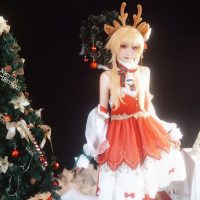 爆机少女喵小吉&花音栗子 – 原神圣诞特辑 (89P)