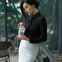 [异思趣向IESS] 模特：小宝 《黑丝黑衬衣》(81P)