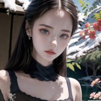 AI生成美女~山林度假