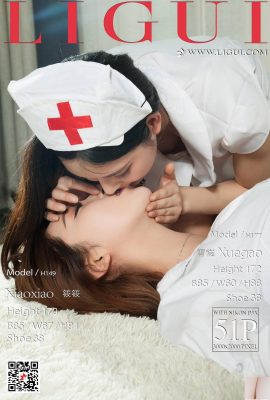 [Ligui丽柜网路丽人系列] 2018.07.06 Model 筱筱&雪糕 小护士VS. OL[52P]