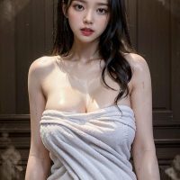 AI生成美女~シャワーガウン afterShower 1、2