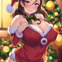 Curvy Burnette Women in Lingerie (AI Generated)