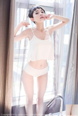 短發美女空姐babykiki白襯衫浴缸濕身誘惑 (76P)