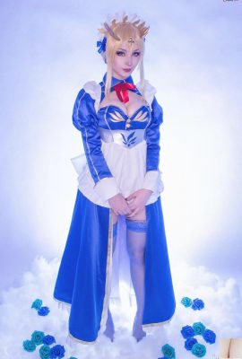 白狐 (Shiroktsne) cosplay 阿爾托利亞·潘德拉貢 女僕 – FateGrand Order (60P)