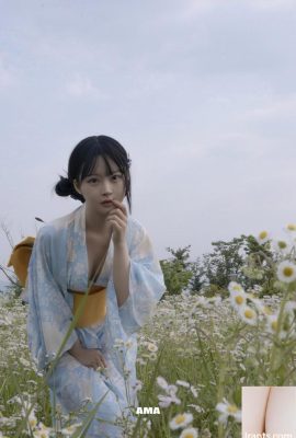 小澤 – 花海和服+奶油誘惑 (29P)