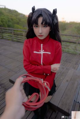 Fantasy Factory – 小丁 (Xiao Ding) cosplay Rin Tohsaka – FateGrand Order (21P)