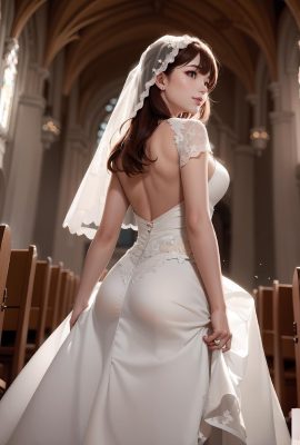 純白色婚紗-2