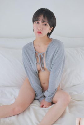 Sehee – 灰色開襟衫短版 (55P)