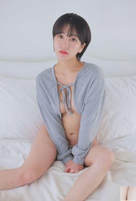 Sehee 灰色開襟衫短款 (55P)