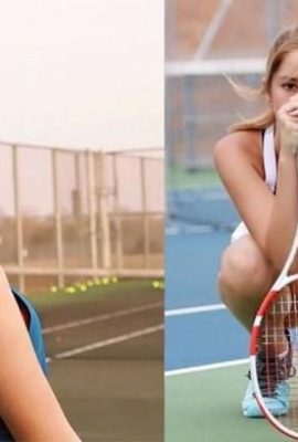網球界「艾瑪華森」15歲初長成！仙女打球逆天大長腿 整個網壇轟動~Makenzie Raine