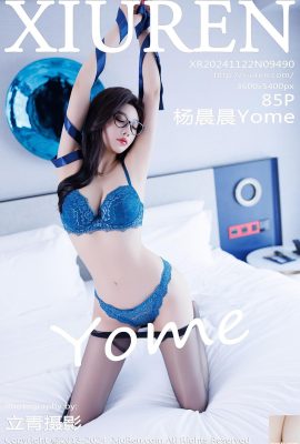 [XiuRen秀人網] 2024.11.22 Vol.9490 楊晨晨Yome 黑絲美腿 完整版寫真 [85P]