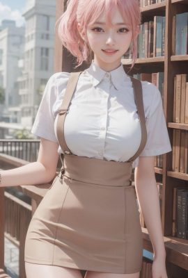 ★PATREON★（虛擬實境中的AI）可愛制服女孩