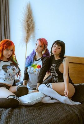 [Suicide Girls] 2025年2月2日 – 憂鬱 +米莫 – 天堂室 [46P]