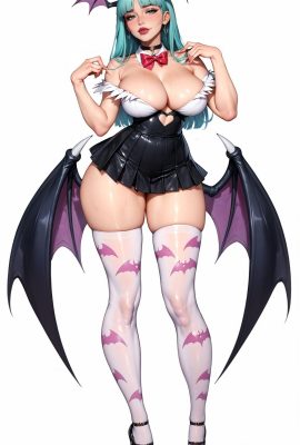 Lustfulwaifux -Morrigan Aensland考試（Al生成） * Patreon * 1