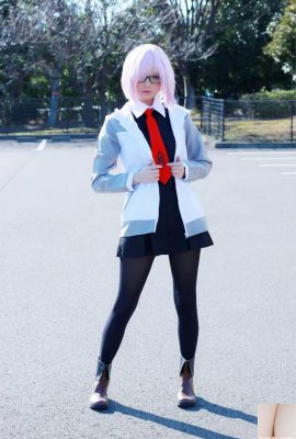 Hidori Rose（黑色）（58p）的Mashu Kyrielight Cosplay