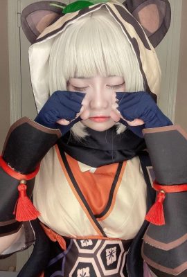 Genshin impact_A ninja little_Sayu cosplay Riribonni (42P)