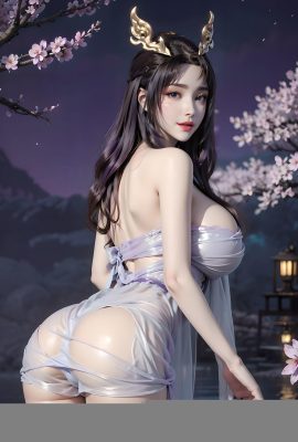 (AI Generated) 完 美 世 界 天狐仙子 薄紗 2