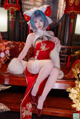[網路收集] 福利少女 清水由乃《 柴郡新春旗袍 》VIP專屬全 [73P]