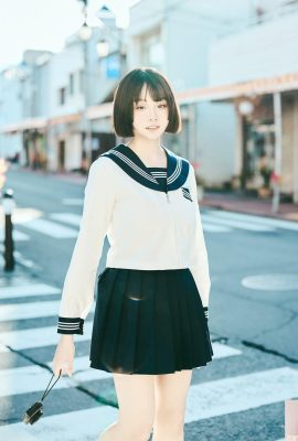 短髮女神「映辰 Ruan」又大又圓形狀全被看光 (10P)
