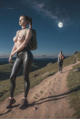 Badbro_leggings登山女孩