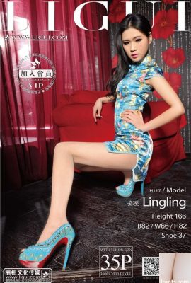 [LiGui麗櫃網路麗人-淩淩] 性感的旗袍高跟美腿 [36P]