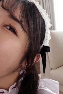 Onosaka Yuika：（4K）美麗的乳房和美麗的屁股…美麗的女僕，長長的黑髮和胸骨露骨…（21p）