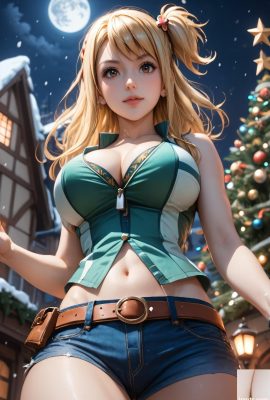 露西+Heartfilia+ – +聖誕節+仙境
