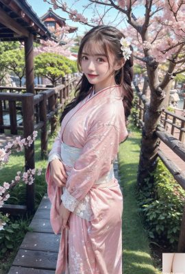 Sakura+Blossoms+和+和服+女孩+Photobook