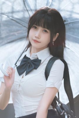 不呆貓 – 超短裙學妹戶外 (59P)