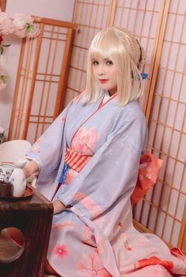 [網路收集] Pyoncos (ピオン) cosplay Saber Kimono – FateGrand Order [34P]