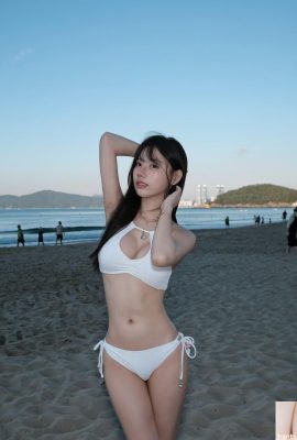 「一暄」甜美笑容太迷人 嫩白肉體大飽眼福 (10P)