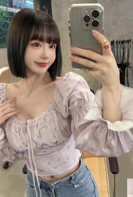 「妮妮子」極致曲線畢露！渾圓美乳好兇猛 (10P)