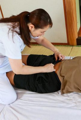 正田千里：胖乎乎的大胸阿姨按摩師正田千里-包裹著舒緩的豐滿身體…(21P)